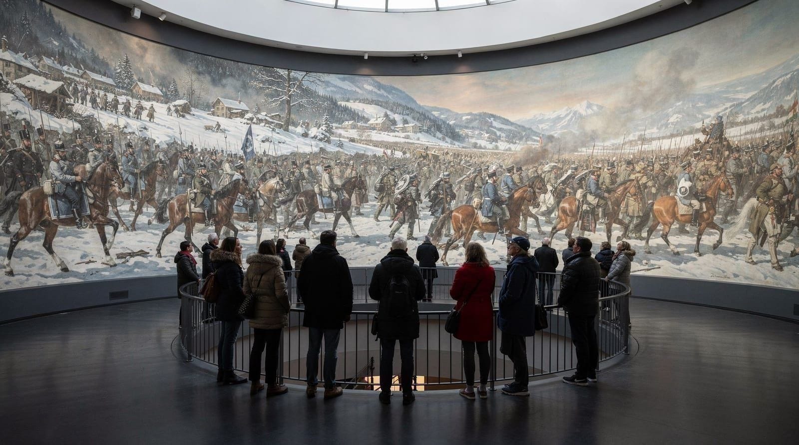 Het Bourbaki Panorama: het 112 meter lange rondschilderij van Luzern