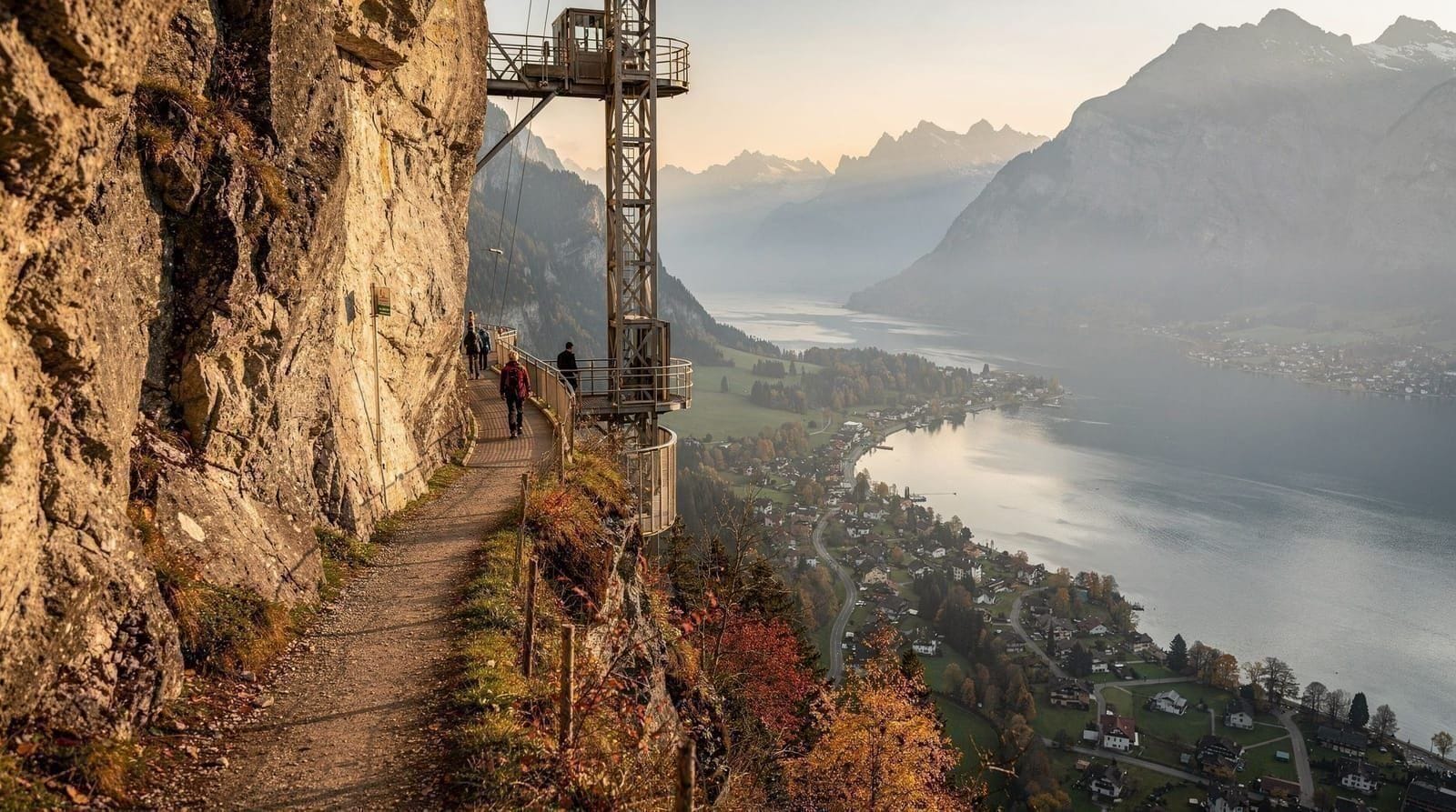 Bürgenstock en de Hammetschwand-lift: de gids voor het rotspad