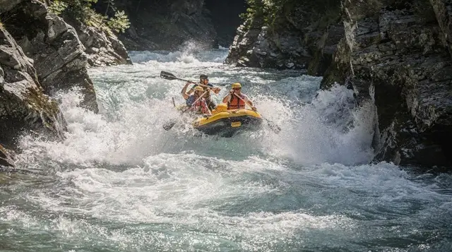Canyoning and rafting near Interlaken