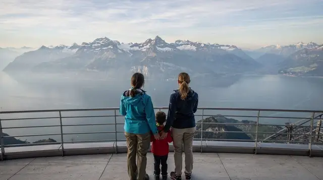Family day trips from Lucerne: mountains, lake and summer luge