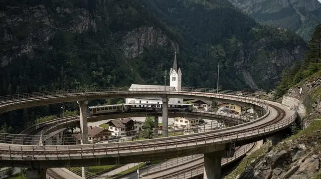 The Gotthard Panorama Express: boat and train from Lucerne to Lugano