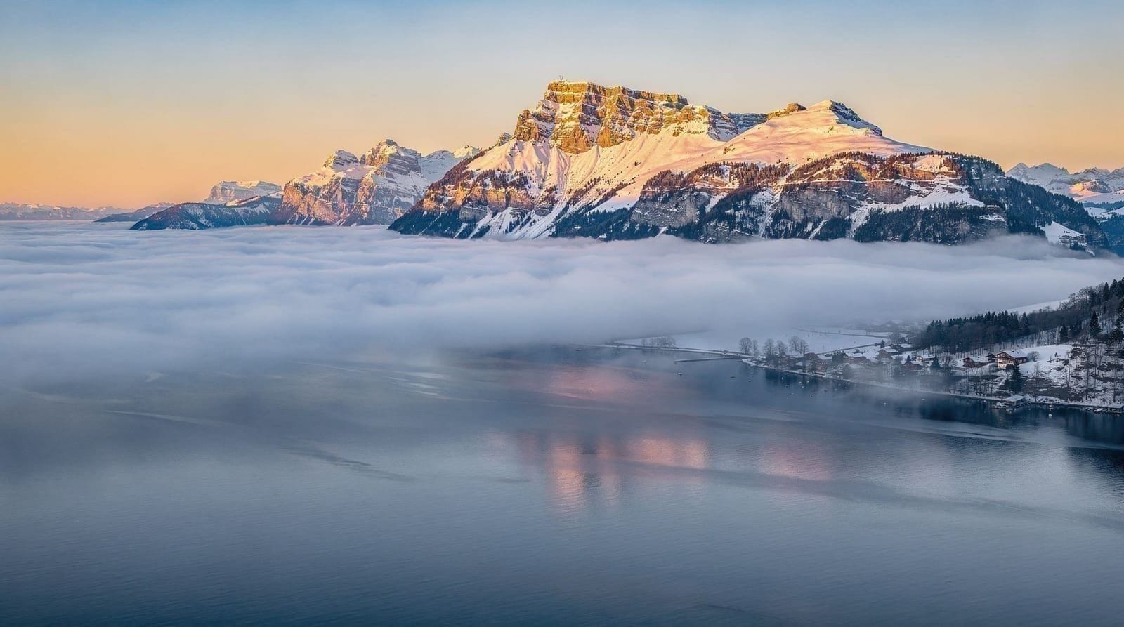 Luzern in de winter