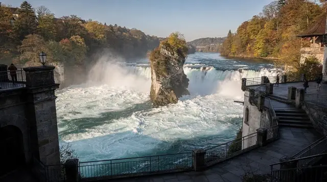 Rhine Falls day trip from Lucerne: trains, Schaffhausen and Stein am Rhein