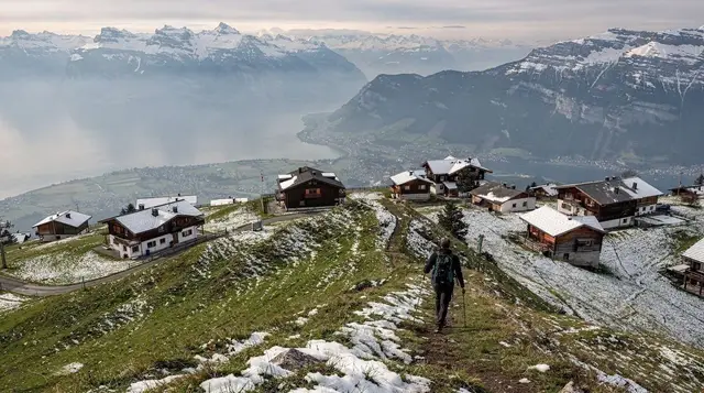 Stoos and the Fronalpstock ridge: the world's steepest funicular